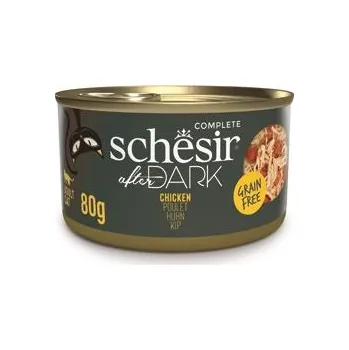 Krmivo pro kočku Schesir S.p.A. Schesir Cat konz. After Dark Wholefood kuře 80g