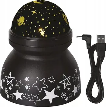 Lampička Projektorová lampička Emos černá