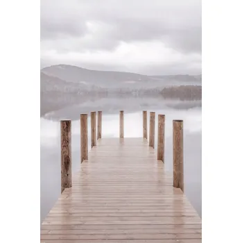 Obraz Plakát Molo v Derwentwater bez rámu 61 x 91,5 cm