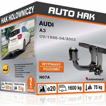 Tažné zařízení Tažné zařízení AUDI A3, 09/1996-04/2003