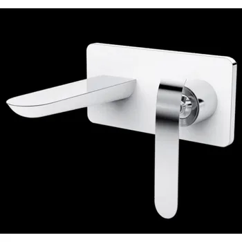 Vodovodní baterie Umyvadlová podomítková vodovodní baterie ENGEL, bílá / chrom