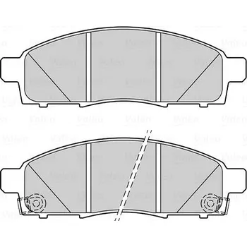 Brzdová destička VALEO Brzdové destičky 302270