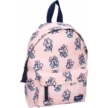 Dětský batoh Batoh vícekomorový Minnie Mouse Vadobag pro dívky, unisex, růžový, vícebarevný