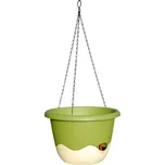 Květináč Mareta závěsný - zelená světlá + tmavá 25 cm