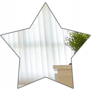 Zrcadlo Akrylové ZRCADLO hvězda 5x4,8 cm LS-80 2 kusy