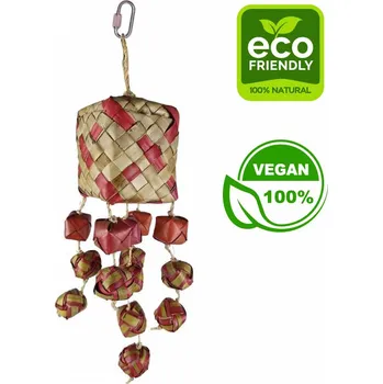 Hračka pro ptáka Krabka s překvapením hračka pro papoušky