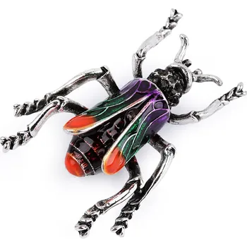 Brož Brož brouk Varianta: 3 zelená oranžová, Balení: 1 ks