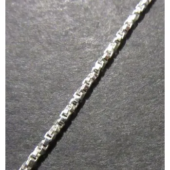 Řetízek Slabý třpytivý stříbrný řetízek - délka 55cm - varianta 2