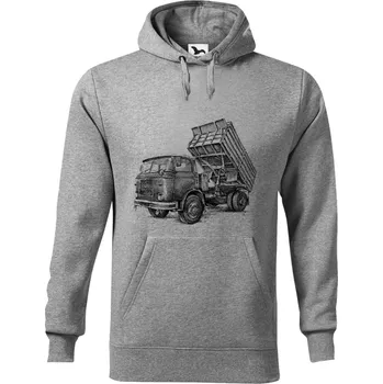 Dámská mikina Mikina - Liaz 706 Barva: Šedá (12), Velikost: 3XL, Střih: Pánské