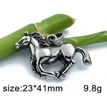 Přívěsek Kůň - ocelový přívěsek - varianta 2