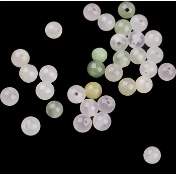 Korálek Achát, minerální korálky Ø4 mm Varianta: achát, Balení: 84 ks