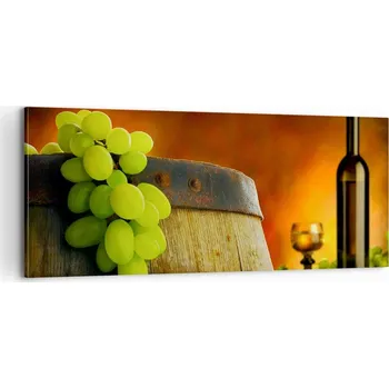 Obraz Foto obraz na plátně 100x40 hroznové víno do obýváku, ložnice, velký nástěnný