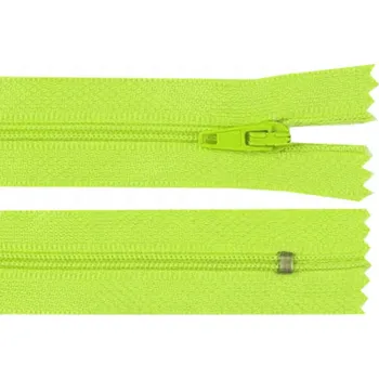 Zip Spirálový zip No 3 délka 20 cm pinlock Varianta: 231 zelená elektrická, Balení: 1 ks