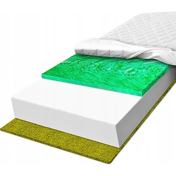 Matrace Pěnová Matrace 140x200 elastická 15 cm obalující pěna tvrzená H1 H2