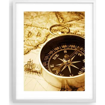 Obraz Obraz plakát na zeď v bílém rámu 40x50 cestování foto plakáty do obýváku