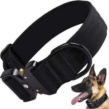 Obojek pro psa Taktický obojek Reverse černý, textilní, velikost L, 30-45 cm, šířka 4 cm