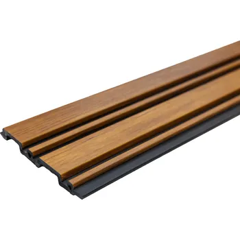 Obklad ALFIstyle WPC Obkladový panel - Lamela plochá, Světle hnědá, VZOREK