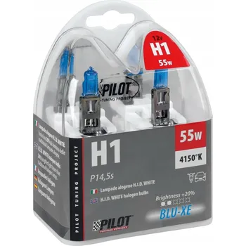 Autožárovka Žárovky H1 12V 55W P14,5s BLUE XENON 2ks BOX