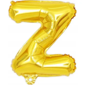 Balónek Fóliový balónek Písmeno "Z" ZLATÝ gold 40 cm