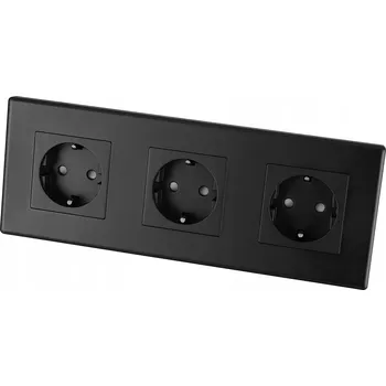 Elektrická zásuvka Elektrická Zásuvka MIUUN černá
