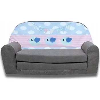 Pohovka Dětská pohovka Galeriatrend Sofka malá, 78 x 104 cm, látka šedá