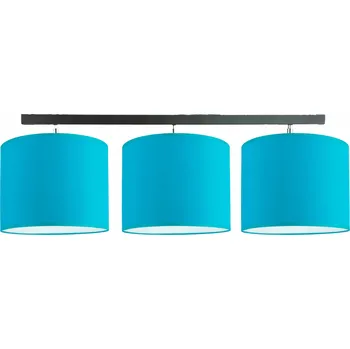 MODERNÍ závěsné stropní svítidlo lustr tyrkysové stínidlo 20cm LED