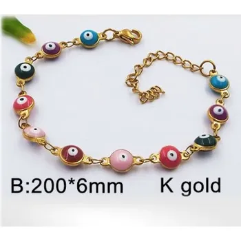 Řetízek Ocelový náramek - 200x6mm - varianta 3