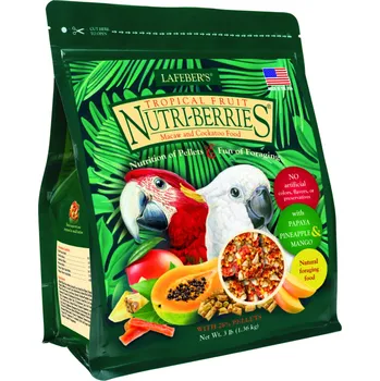 Pro ptáka Lafeber Tropical Fruit Nutri-Berries Parrot Množství: 1,36 kg/balení