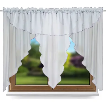 Záclona Hotová Záclona GENEVA 350x150 VOÁL Záclona lambreky