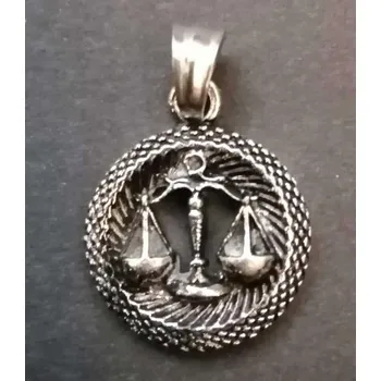 Přívěsek Váhy - ocelový přívěsek - varianta 1