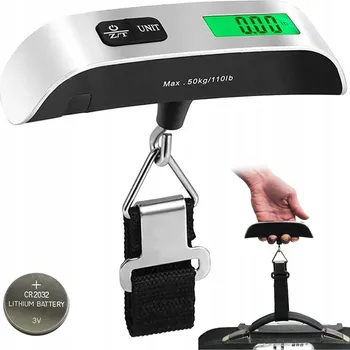 Kuchyňská váha CESTOVNÍ VÁHA NA ZAVAZADLA LETECKÁ TURISTICKÁ 50 kg