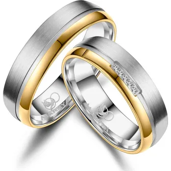 Prsten MARRYA® Dámský snubní prsten Titan - velikost 48 - TI-15D-48