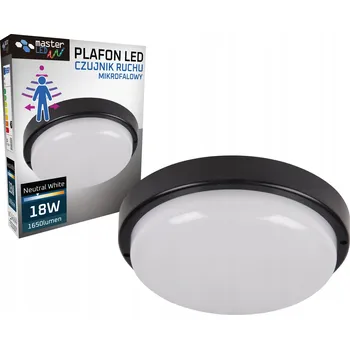 Kulatý Stropní Svítidlo Masterled 21 x 5,1 cm černá