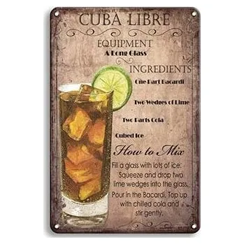 Obraz Cedule Drink Cuba Libre