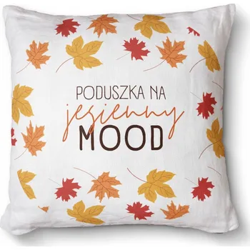 Polštář Pohodlný dekorativní polštář s s potiskem 40x40 - Polštář pro podzimní náladu