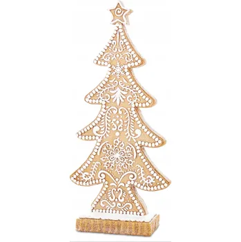 Vánoční dekorace OZDOBA NA STROMEČEK PERNÍKOVÁ CHALOUPKA 31,5x14,5x6,5cm 170099