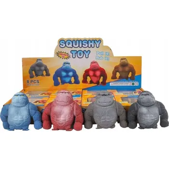 MAČKACÍ HRAČKA ANTYSTRESOWY MAŁPA RELAXAČNÍ ROZTAHOVACÍ SENZORICKÁ GORILA JAKO DÁREK