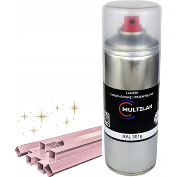 Barva ve spreji Lak barva ve spreji na hliník RAL 3015 Lesklá
