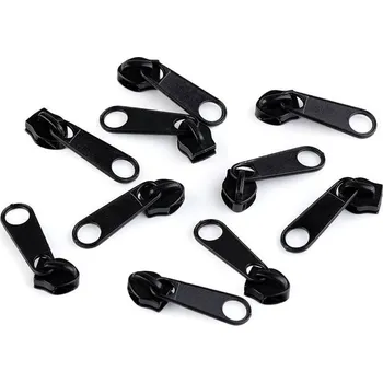 Zip Jezdec ke spirálovým zipům No 5 Varianta: 332 černá, Balení: 10 ks