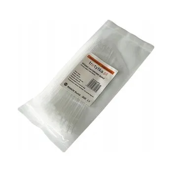 Stahovací páska Upínací pásky STAHOVACÍ PÁSKY UV - 100 ks 2,5 x 160 mm, bílá barva