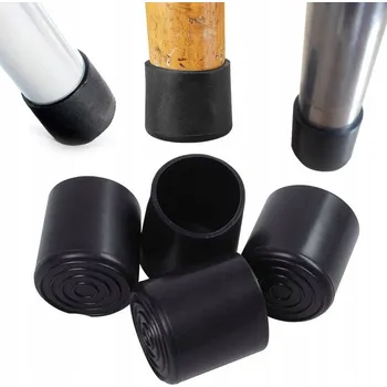 Podložka pod nábytek Ochranné návleky na nohy židle 12 mm černé 8 ks 12 mm černé