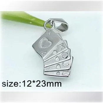 Přívěsek Hrací karty - ocelový přívěsek - varianta 2