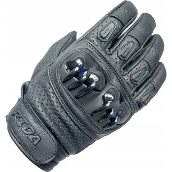 Moto rukavice Rukavice Rida City Černé M