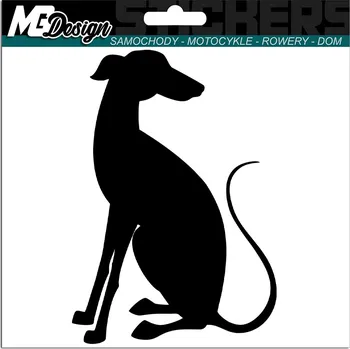 Samolepicí dekorace na vozidlo SAMOLEPKA na auto PES CHRT PSÍK DOG 15x10
