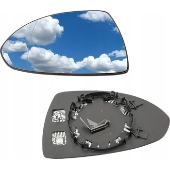 Auto zrcátko Vložka zrcátka Sklo Levé Vyhřívané pro Opel Corsa D 2006-2012 E 2014-2020