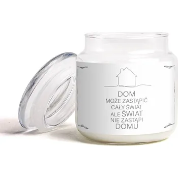 Svíčka Vonná svíčka: Domov může nahradit celý svět, ale svět nenahradí domov