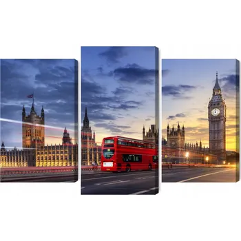 Obraz Vícedílný obraz Panorama Westminsteru a Big Benu, Londýn 60x40
