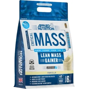 Gainer Applied Nutrition Critical Mass Professional Gainer, 6000 g Příchuť: Bílá čokoláda/Malina