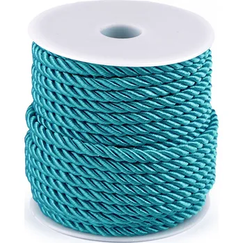 Příze Šňůra kroucená Ø5 mm Varianta: 18 modrá nebeská, Balení: 20 m