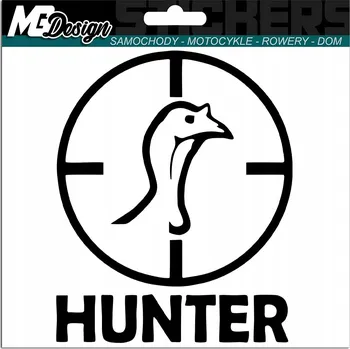 Samolepicí dekorace na vozidlo NÁLEPKA na auto HUNTER LOVEC LOV 12x15